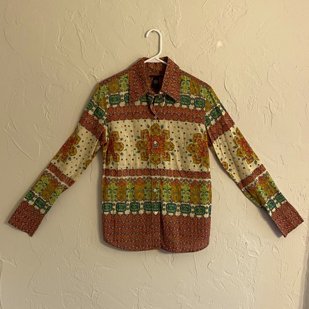 Button down Lucky Brand blouse